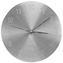 Часы настенные "BIG TIME"; D=25 см; H=4 см; металл; лазерная гравировка