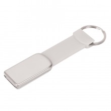 USB flash-карта "Flexi" (8Гб), белый, 8,5х2х0,5 см, металл, пластик