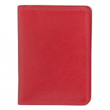 Бумажник водителя "Модена", 10*14 см, красный, кожа, подарочная упаковка