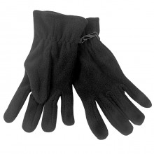 Перчатки "Monti", мужской размер, черный, флис, 200 гр/м2