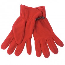 Перчатки "Monti", мужской размер, красный, флис, 200 гр/м2