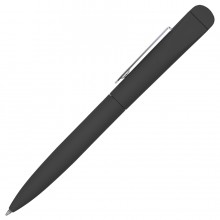 IQ, ручка с флешкой, 4 GB, черный/хром, металл
