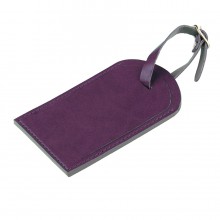 Багажная бирка "Tinted", 6,5*11,5 см, PU, фиолетовый с серым