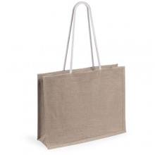 Пляжная сумка "Hint", джут, размер 44,5*35*14 см.,натуральный беж