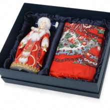 Подарочный набор «Евдокия»: кукла, платок